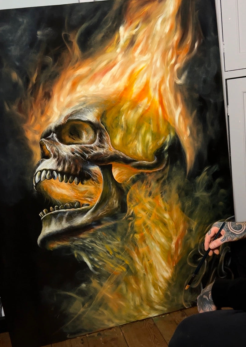 BLAZE | Original Oil Painting