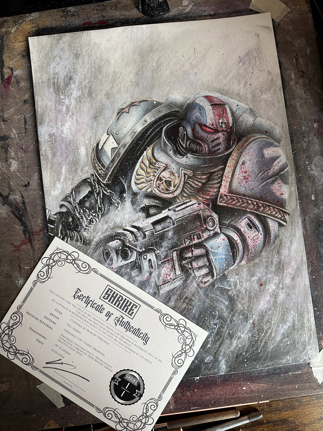 Auction* COURAGE & HONOR | Original