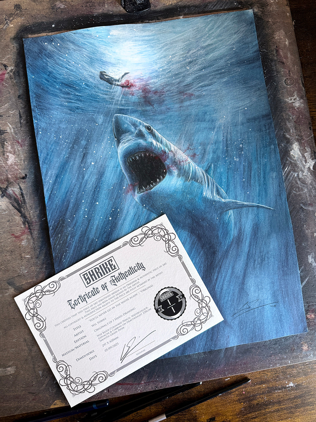 YOU'LL NEVER GO IN THE WATER AGAIN | Original