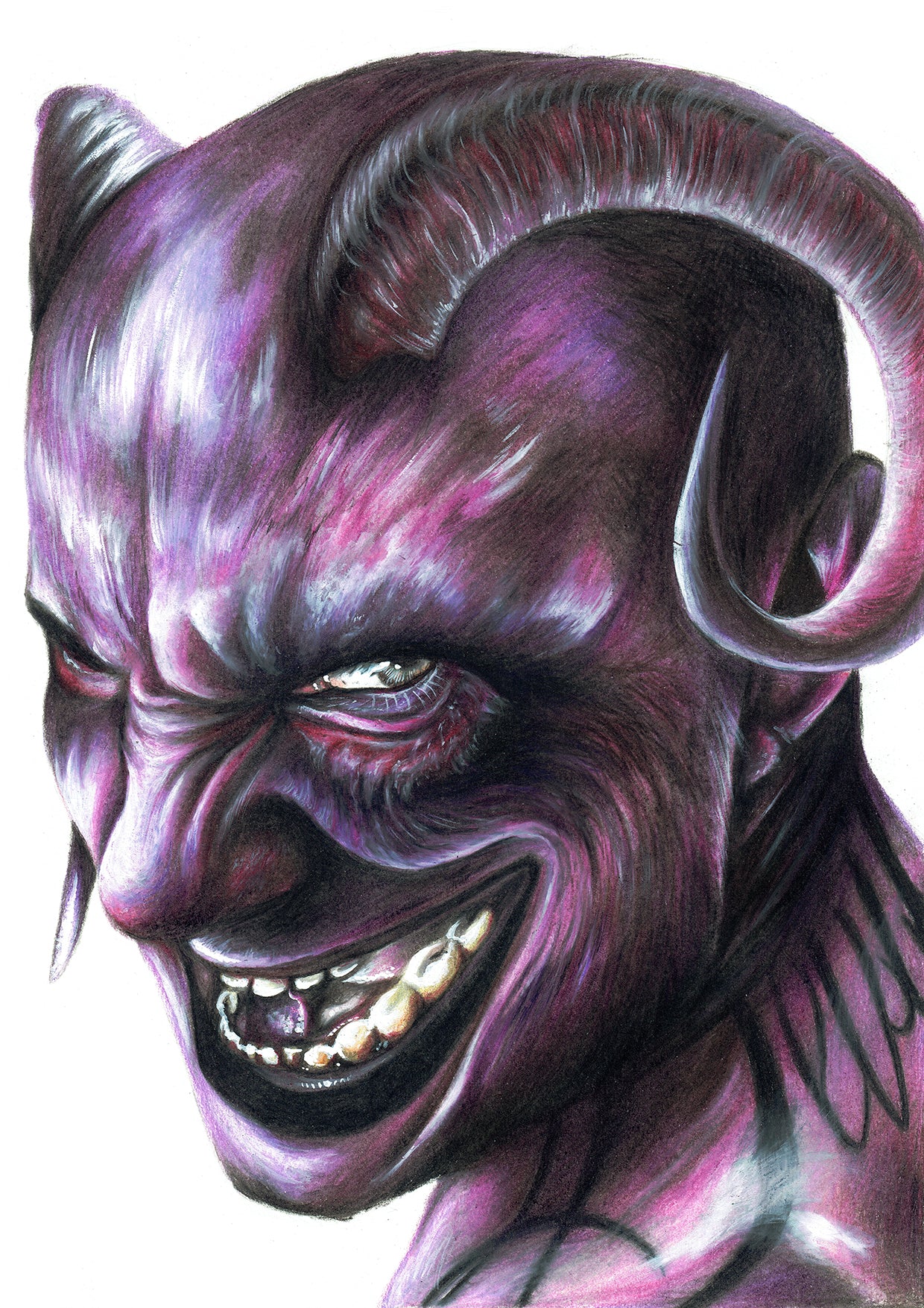PURPLE DEVIL (Realistic Emoji)