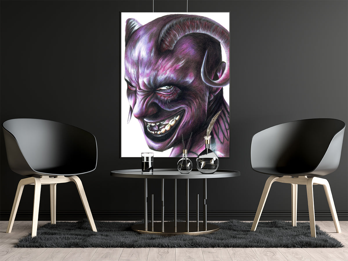 PURPLE DEVIL (Realistic Emoji)