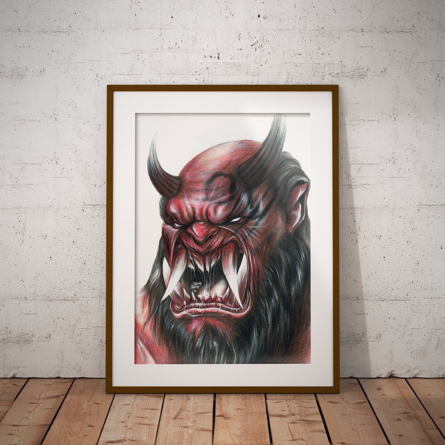 RED OGRE (Realistic Emoji)