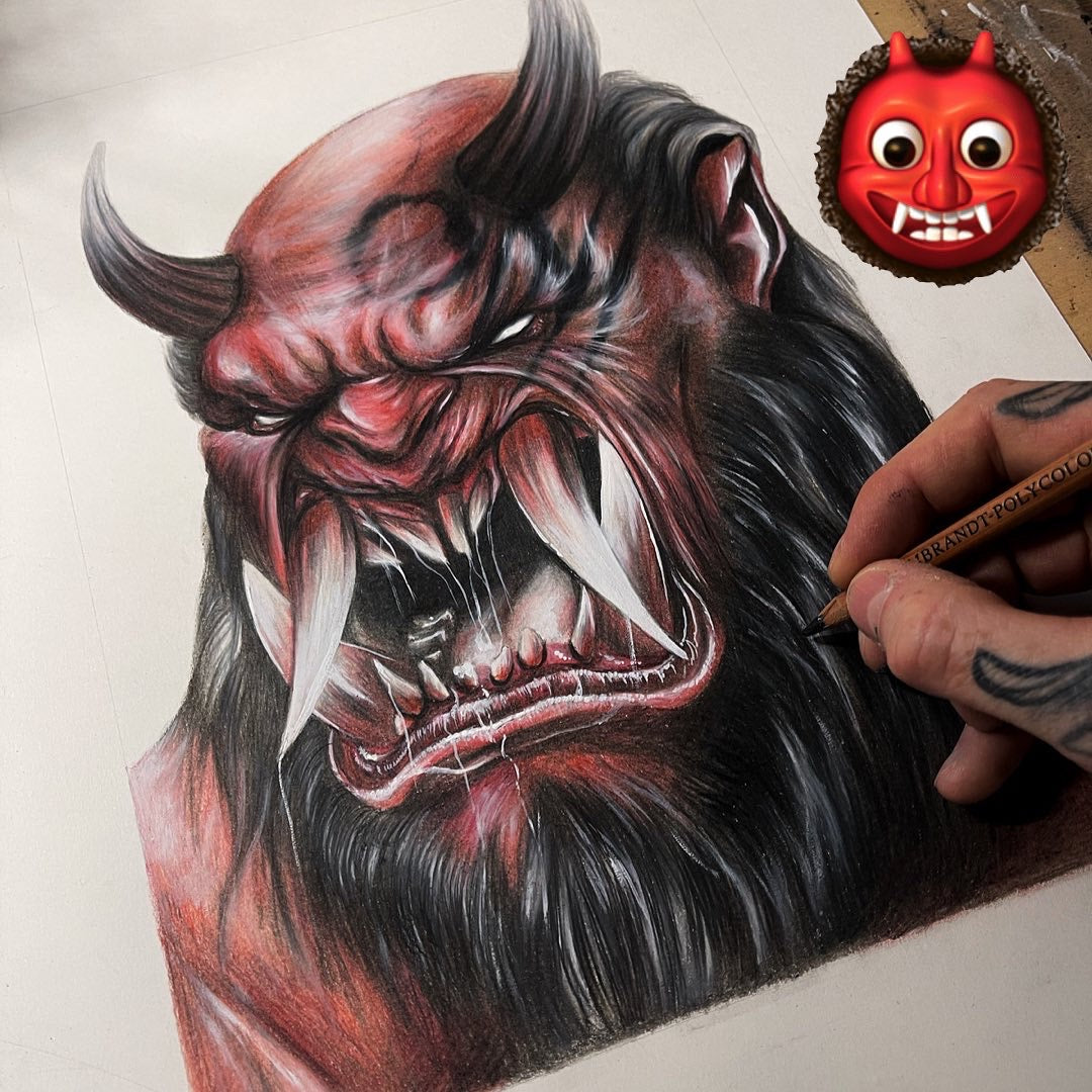 RED OGRE (Realistic Emoji)