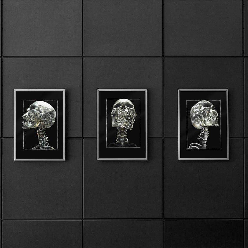 DIE KNOCHEN | 3er-Set | Schwarze Edition