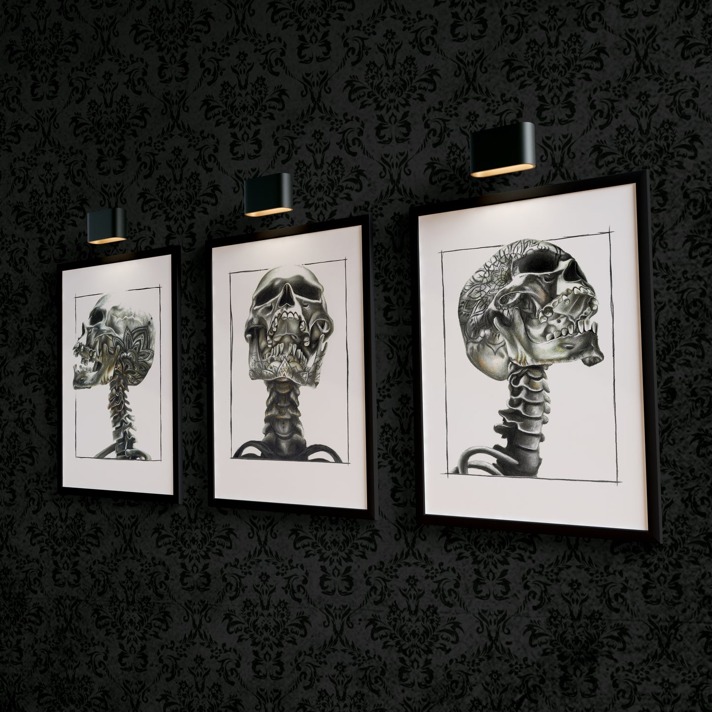 DIE KNOCHEN | 3er-Set | Weiße Ausgabe