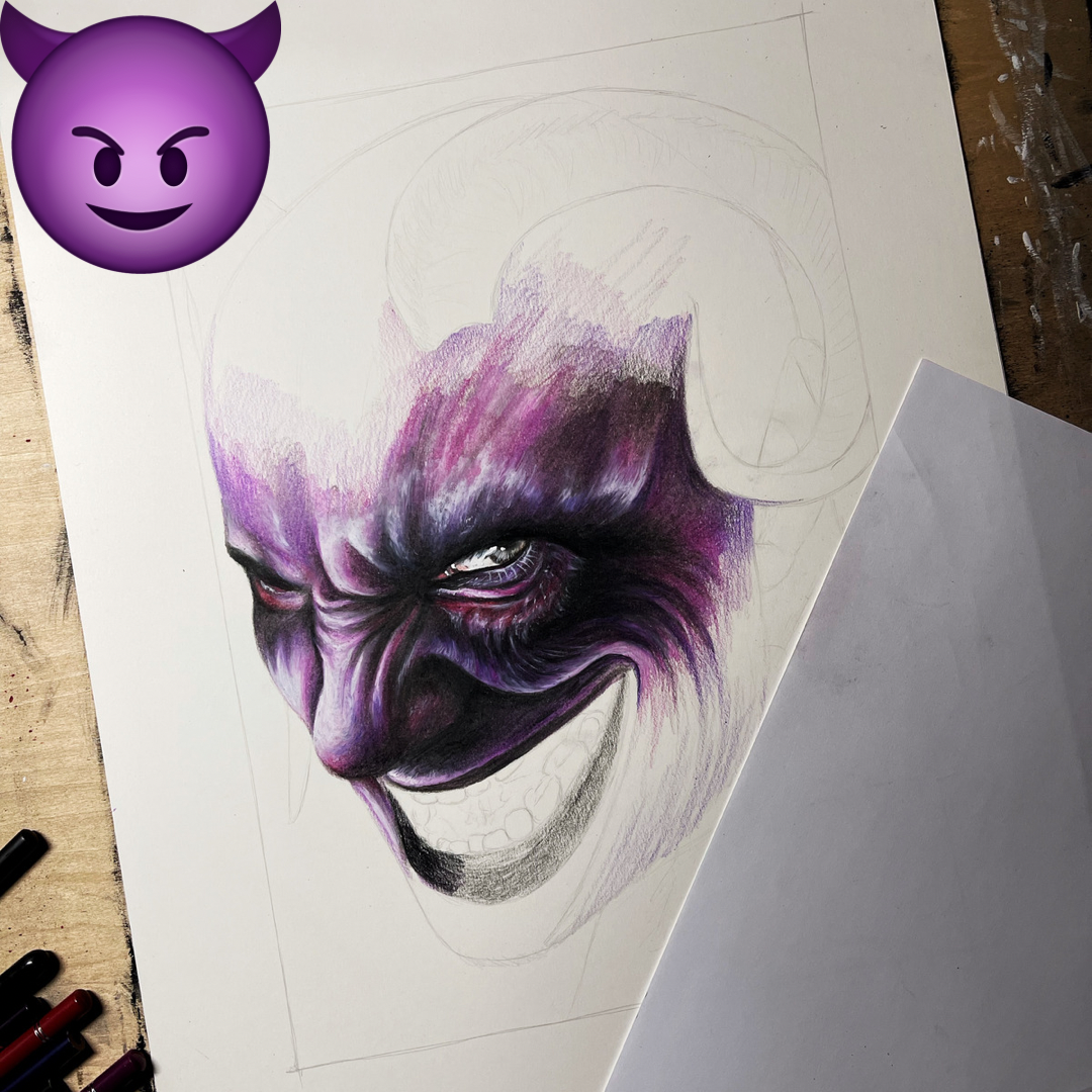 PURPLE DEVIL (Realistic Emoji) | Original