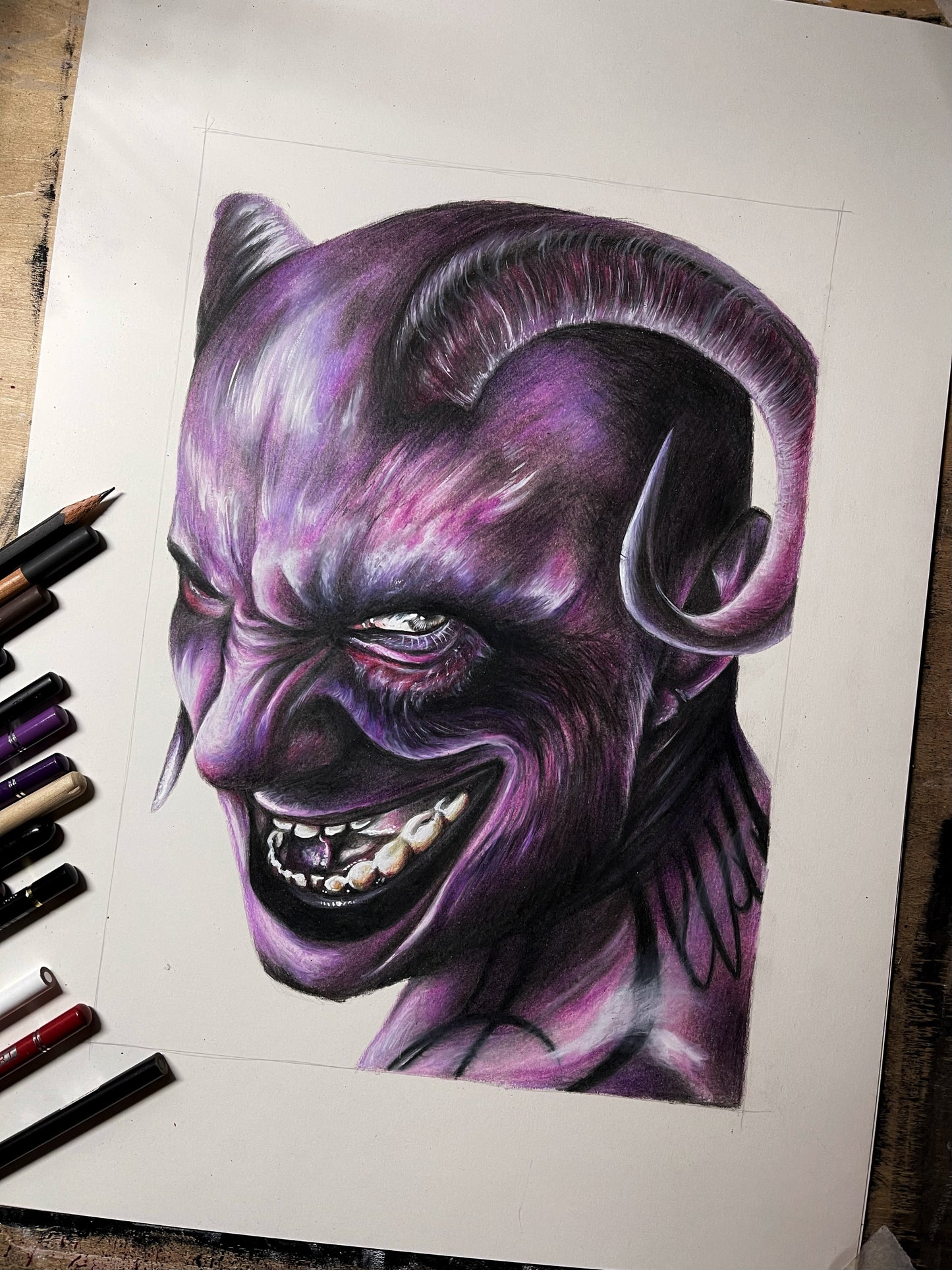 PURPLE DEVIL (Realistic Emoji) | Original