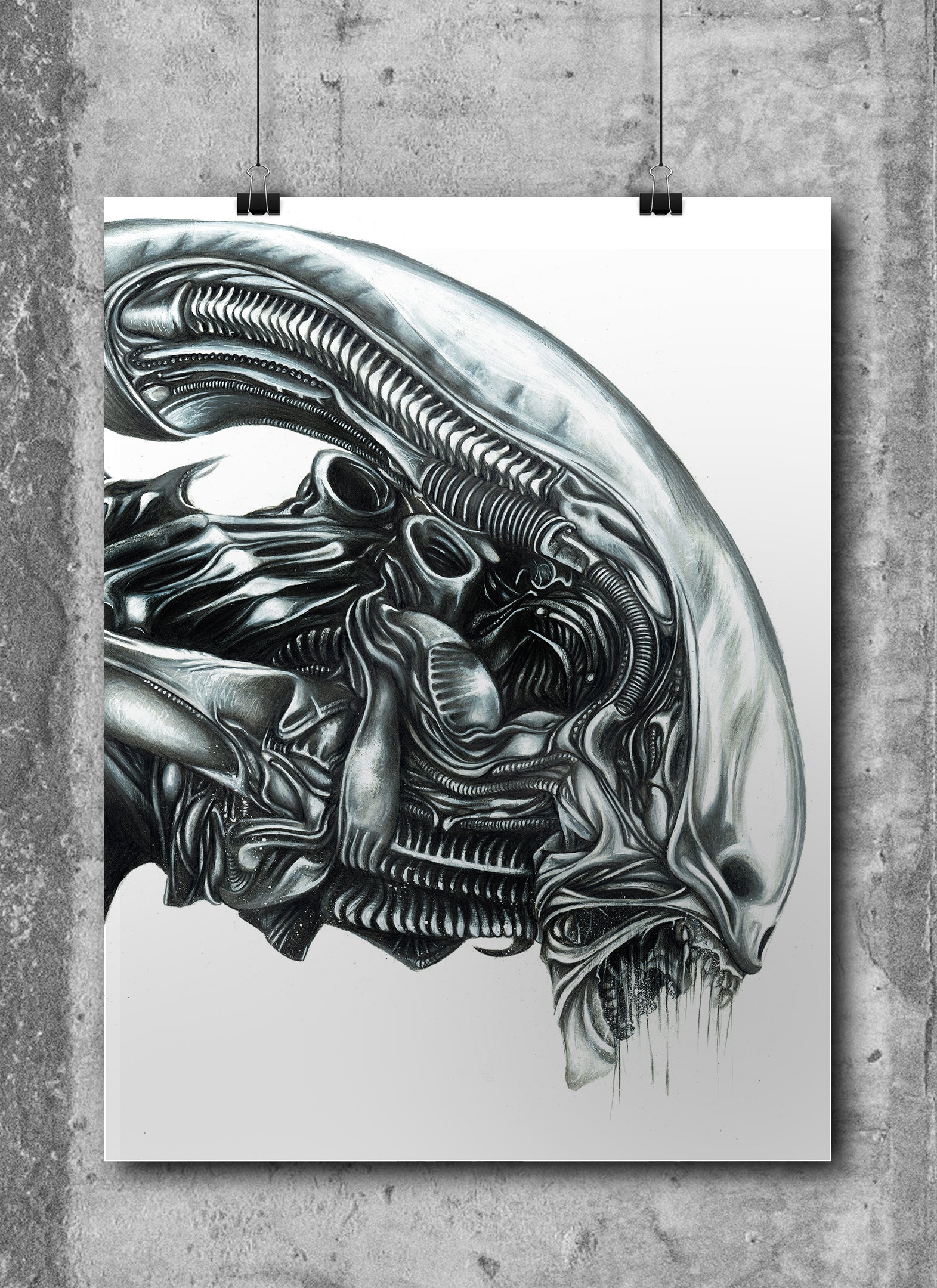 Xenomorph Skizze