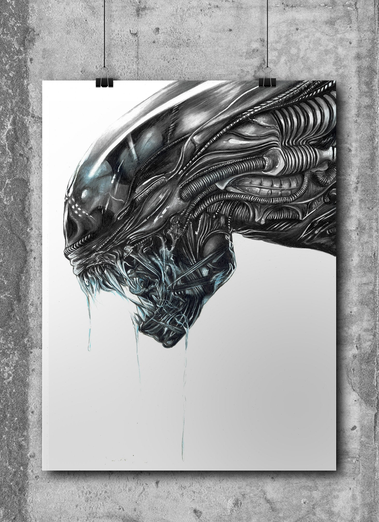 Xenomorph Skizze