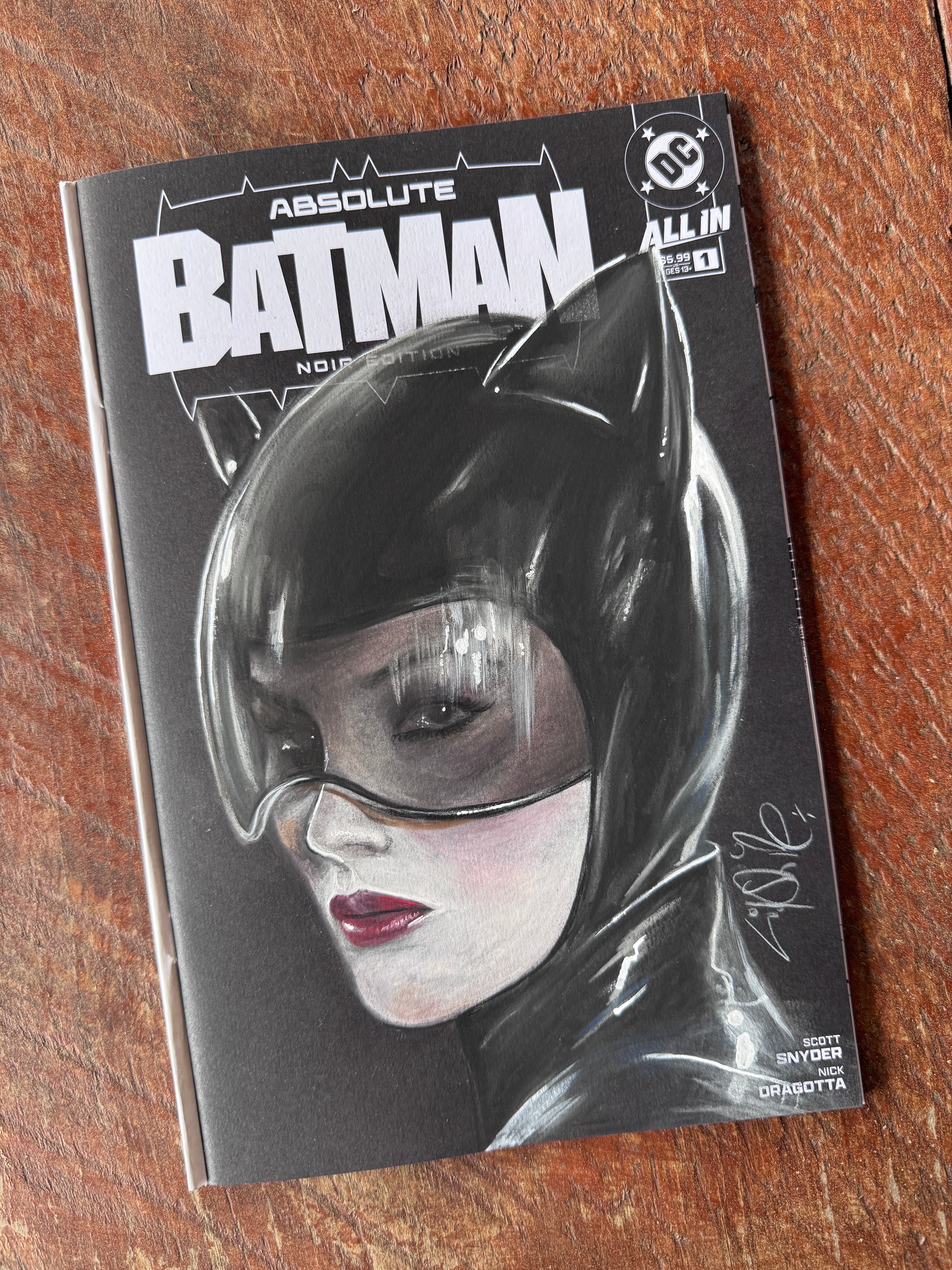 ABSOLUTE CATWOMAN {Sketch Cover} | Original – Wil Shrike Art