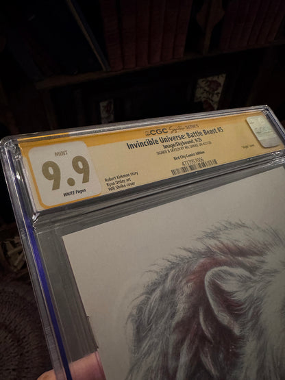 BATTLE BEAST #5 9.9 CGC Signature Series