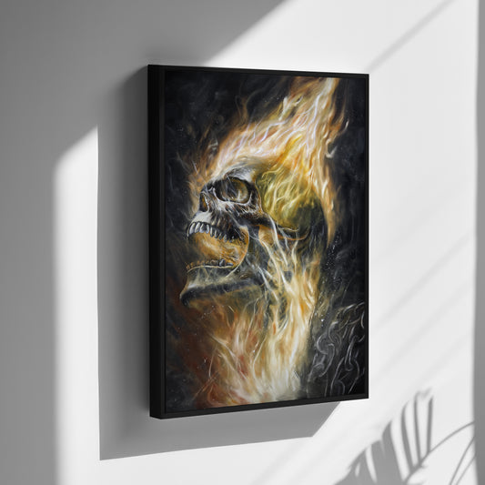 BLAZE | Framed Canvas Print | Limited Edition of 25