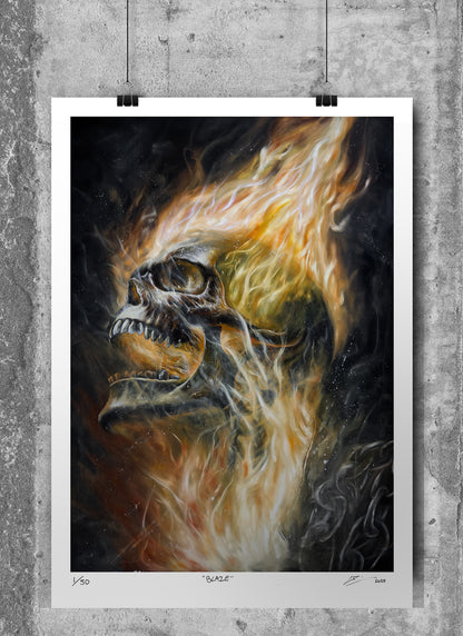 BLAZE | Giclee Print | Limited Edition of 50