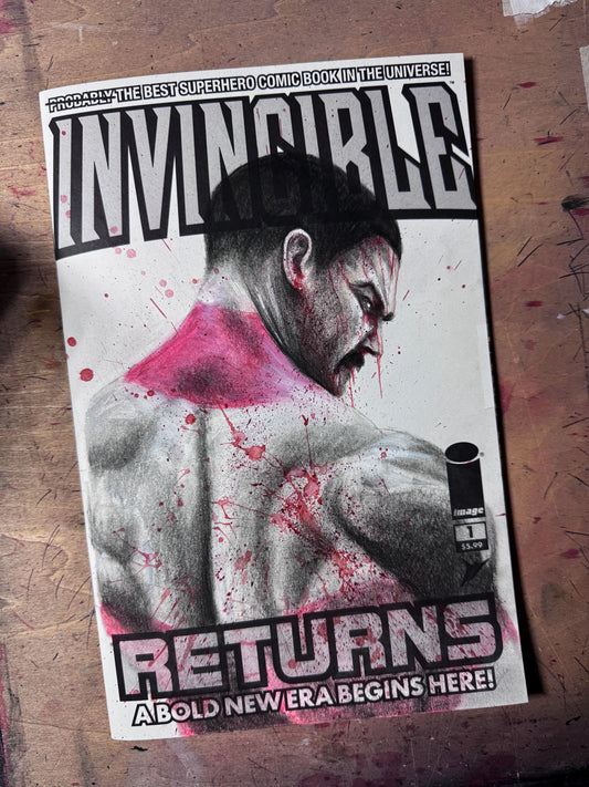 INVINCIBLE RETURNS (Thragg) {Sketch Cover} | Original