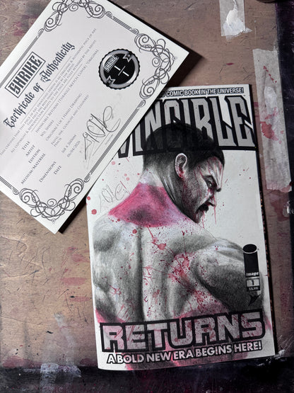INVINCIBLE RETURNS (Thragg) {Sketch Cover} | Original