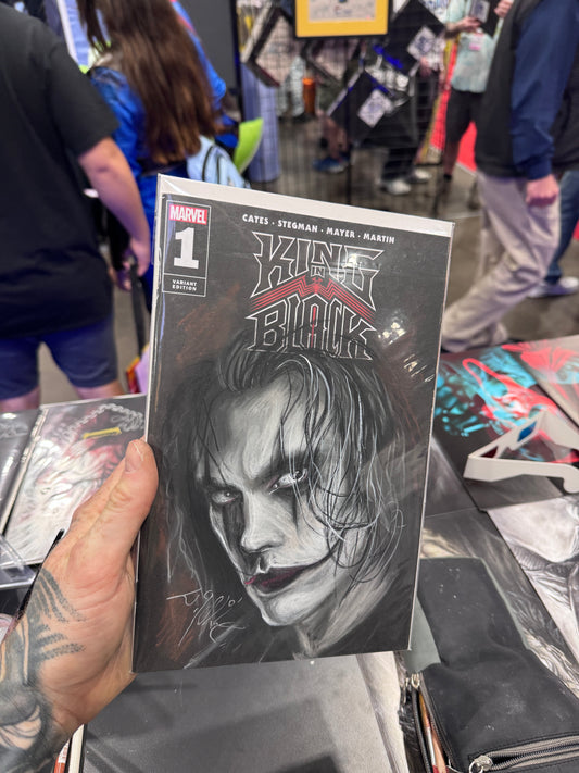 KING IN BLACK (The Crow) {Sketch Cover} | Original