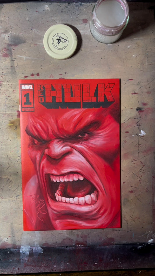 RED HULK {Sketch Cover} | Original