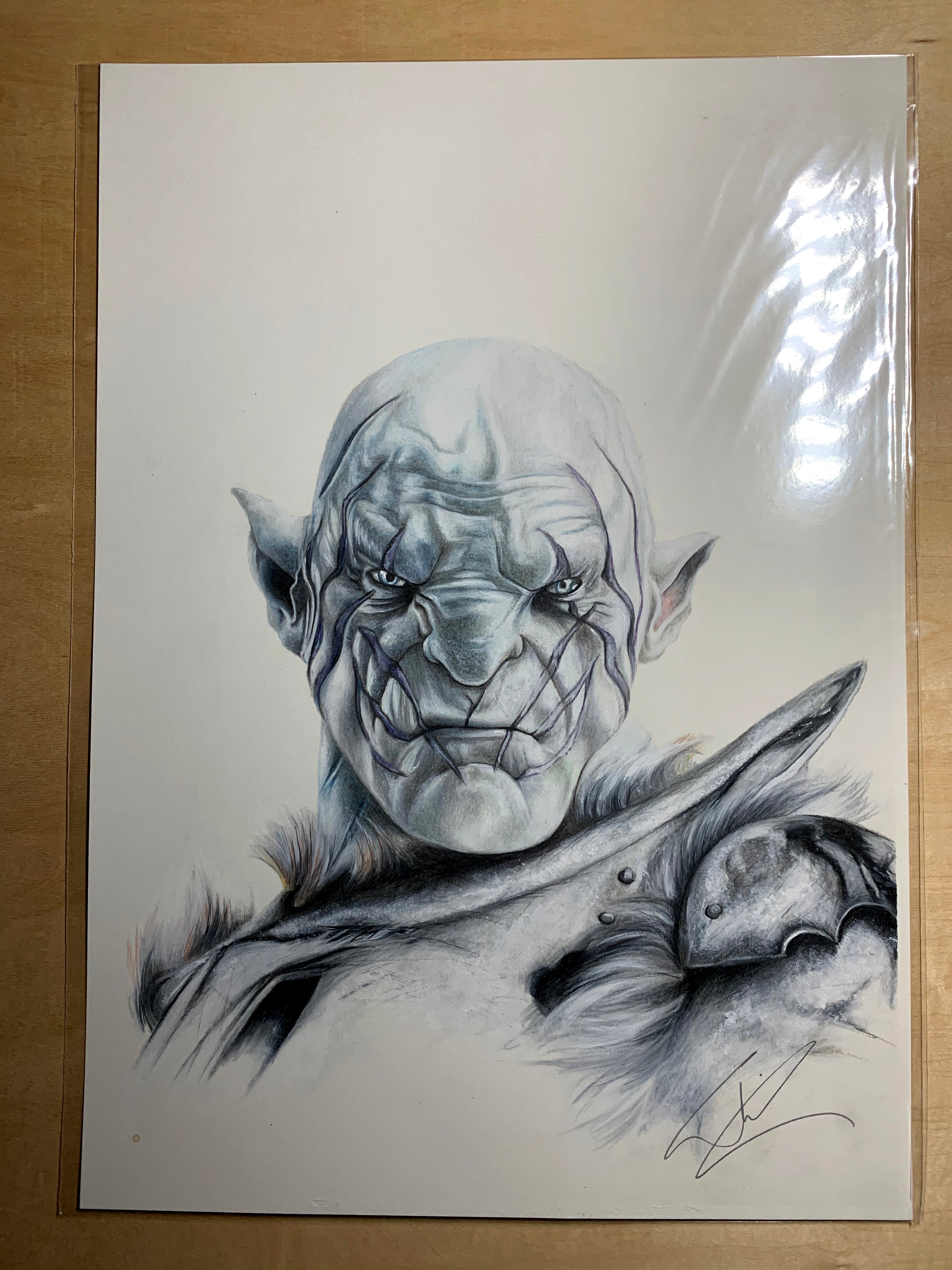 AZOG THE DEFILER/Original – Wil Shrike Art