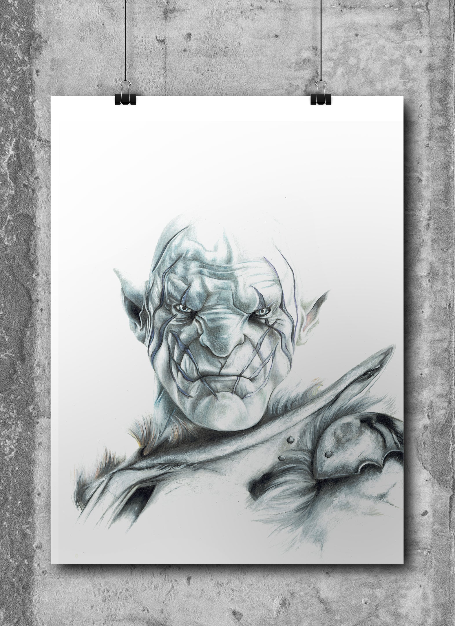 AZOG THE DEFILER/Original – Wil Shrike Art