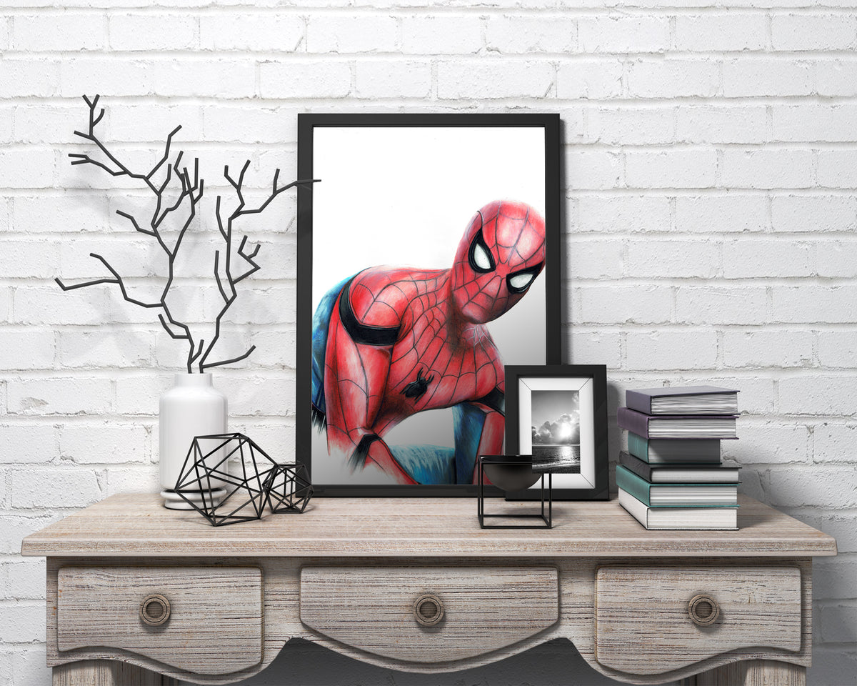 Spitaman Rasmi Spiderman Handzeichnung