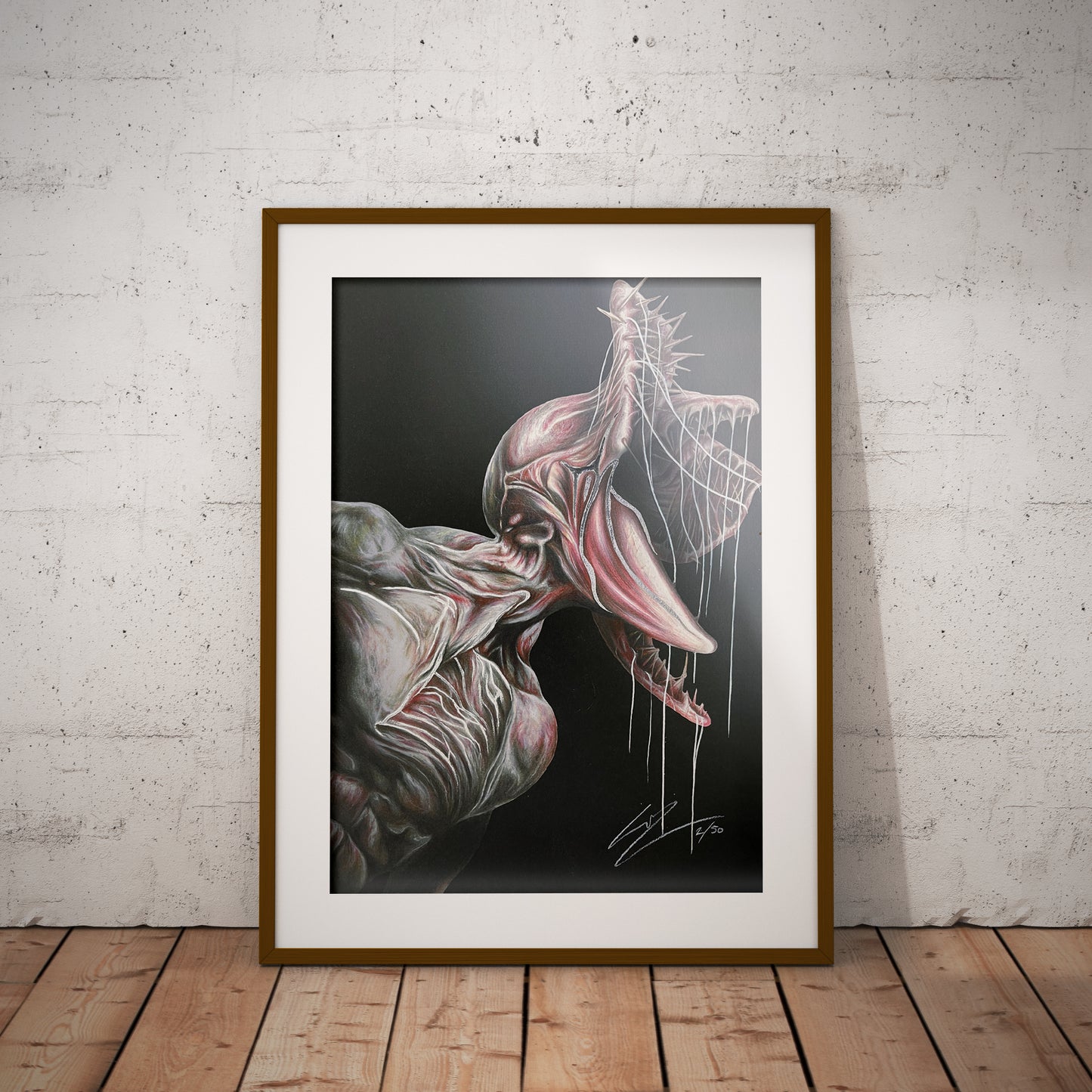 THE MONSTER | Limited Edition Hand Embellished Print